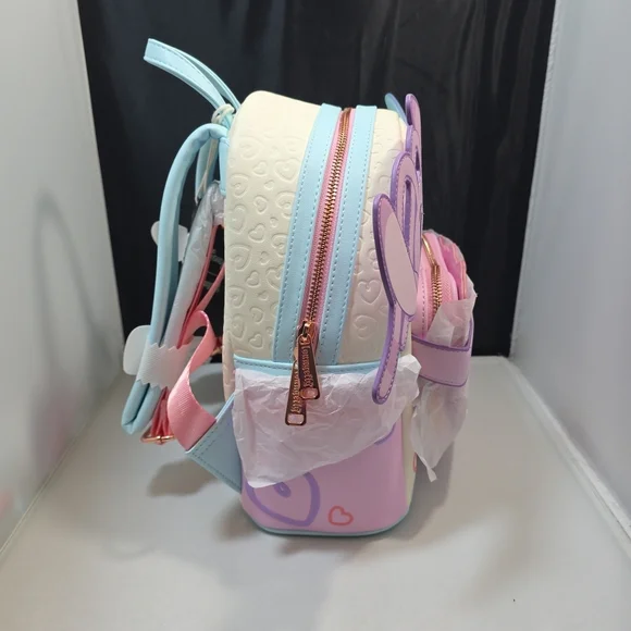 Loungefly Disney Stitch & Angel Be Mine Mini Backpack NWT - Picture 4 of 6
